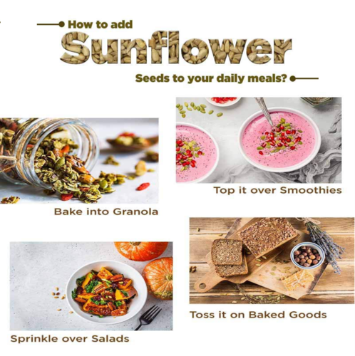 Vedahillz Raw Sunflower Seeds Sourced from Carefully Selected High Quality Seeds